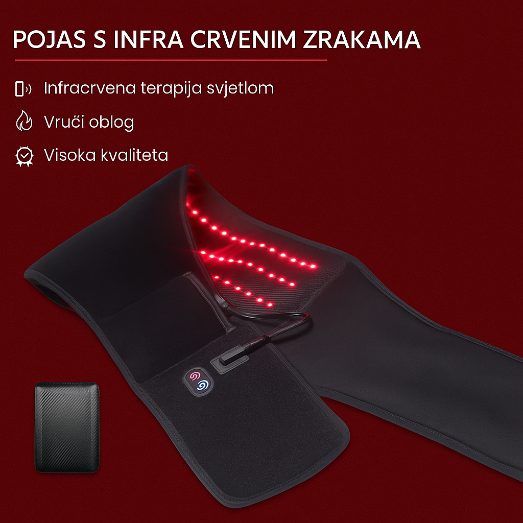 Lumiora Pro - Pojas za trup i kralježnicu s crvenim svjetlom